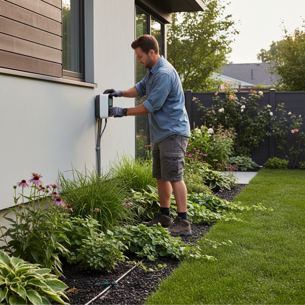 Weather-based irrigation control panel
